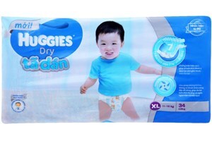 Tã dán Huggies size XL 34 miếng (trẻ từ 11 - 16kg)