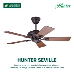 Quạt trần Hunter 5 cánh Seville II