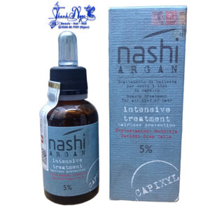 Huyết thanh chống rụng,kích thích mọc tóc Nashi argan intensive treatment 5%