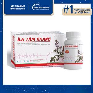 Ích Tâm Khang - hỗ trợ điều trị suy tim, hộp 30 viên