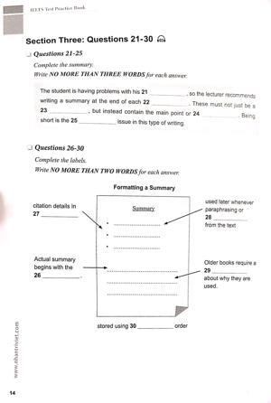 IELTS Test Practice Book