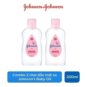 Bộ 2 chai dầu gội đầu dưỡng ẩm Johnson & Johnson -  200ml