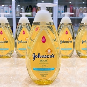 Sữa tắm gội toàn thân không cay mắt johnson & johnson 500ml