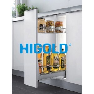 Kệ 2 tầng đựng chai lọ Higold 305003 giá inox 304