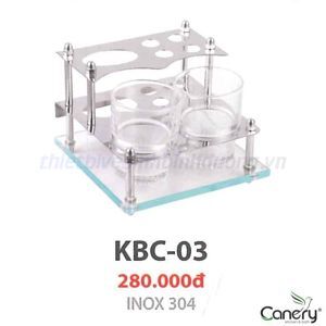 Kệ bàn chải đánh răng inox 304 TP KBC-03