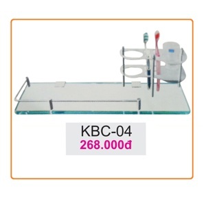 Kệ bàn chải đánh răng inox 304 TP KBC-04