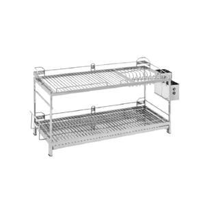 Kệ chén inox 2 tầng 800mm S2L8C