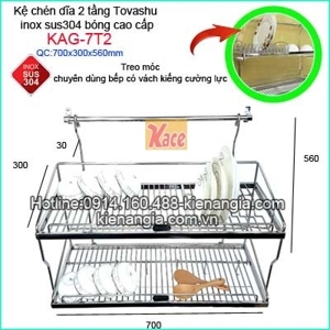 Kệ chén Tovashu 7T2