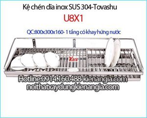 Kệ chén Tovashu U8X1