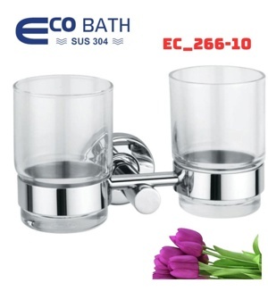 Kệ cốc đôi Ecobath EC-266-10