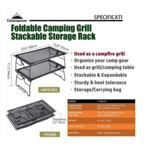 Kệ để đồ dã ngoại Campingmoon T-238-1T