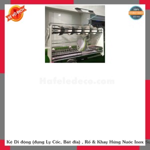 Kệ di động bát đĩa Cariny KD24CI - 600