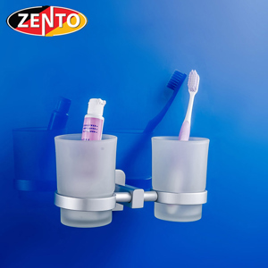 Kệ đỡ kèm 2 cốc thủy tinh Zento OLO-018