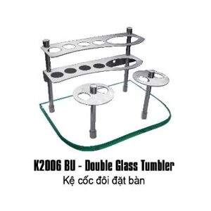 Kệ đựng cốc inox Kendax K2006BU