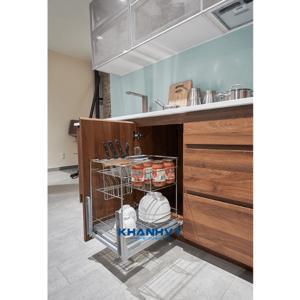 Kệ gia vị đa năng với ray âm giảm chấn 450mm 7 809 106