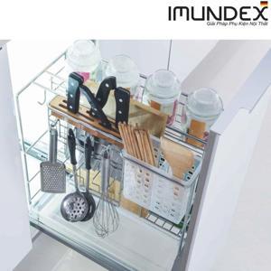 Kệ gia vị đa năng với ray âm giảm chấn 400mm 7 809 102