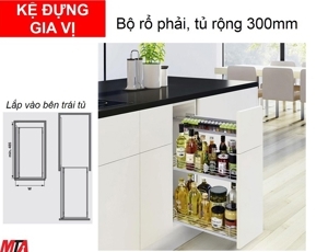 Kệ gia vị Hafele Kesseböhmer 545.53.004