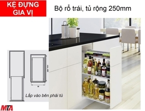 Kệ gia vị Hafele Kesseböhmer 545.53.001