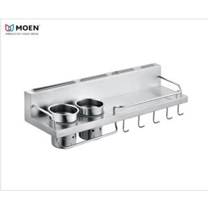 Kệ gia vị tích hợp ống cắm đũa và khe cắm dao Moen KAC0102SL