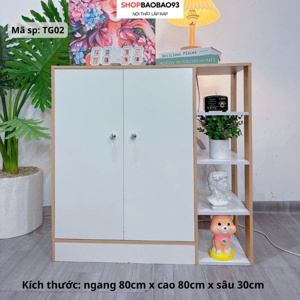 Kệ gỗ treo tường chữ U lệch Tg02 Màu sắc Khác