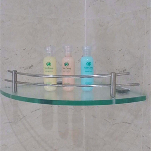 Kệ góc 1 tầng kính cường lực Đình Quốc 62011