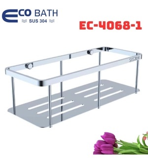 Kệ góc 1 tầng nan nhỏ Ecobath EC-4068-1