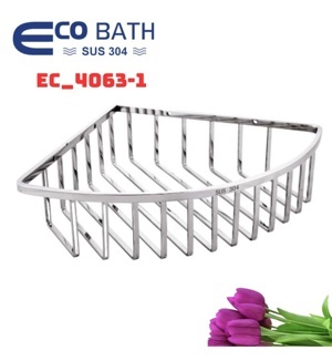 Kệ góc 1 tầng nan to Ecobath EC-4063-1