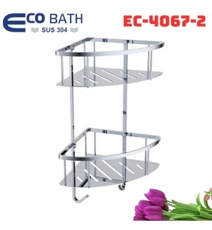 Kệ góc 2 tầng EcoBath EC-4067-2