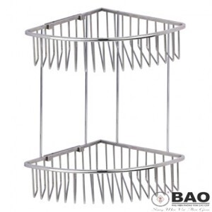 Kệ góc 2 tầng Inox BN 520