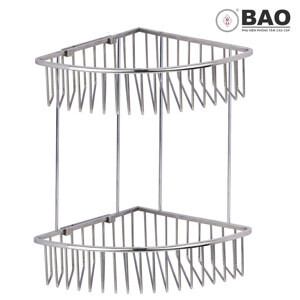 Kệ góc 2 tầng Inox BN 520