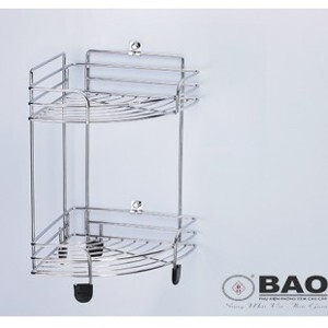 Kệ góc inox 2 tầng BAO BN 640