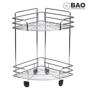 Kệ góc inox 2 tầng BAO BN 640