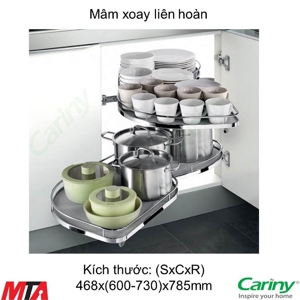 Kệ góc liên hoàn Cariny KG-272ML