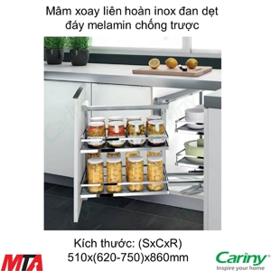 Kệ góc liên hoàn Cariny KG-272DML