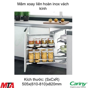 Kệ góc liên hoàn Cariny KG-272KL