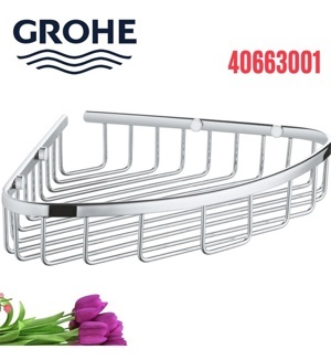 Kệ góc treo tường 1 tầng BauCosmo GROHE 40663001