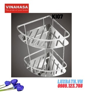 Kệ góc Vinahasa KK07 - inox 304, 2 tầng