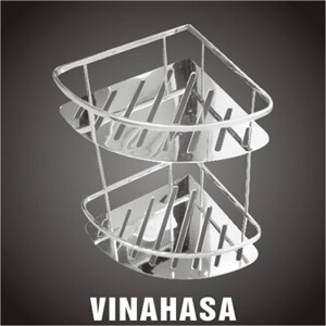 Kệ góc Vinahasa KK07 - inox 304, 2 tầng