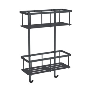 Kệ inox thẳng 2 tầng 304 mờ
