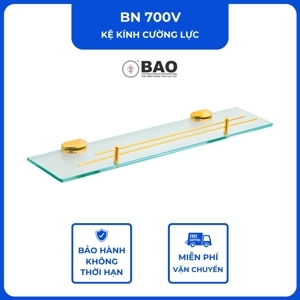 Kệ kính dưới gương mạ vàng BAO BN 700V