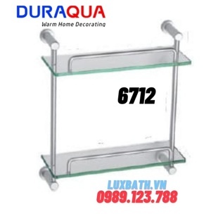 Kệ kính Duraqua 6712 - Nhôm 2 tầng