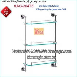 Kệ kính phòng tắm Tovashu 304-T3