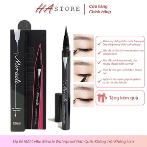 Kẻ mắt dạ Miracle Waterproof Cellio