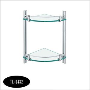 Kệ nhôm góc kính 2 tầng Tùng Lâm TL-0432