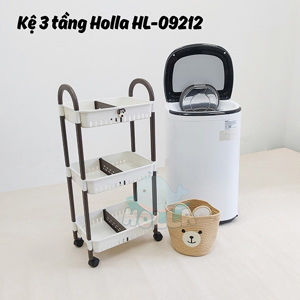 Kệ nhựa holla 3 tầng có bánh xe 110cm x 33cm x 44cm