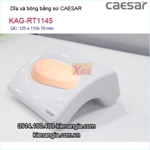 Kệ sứ phòng tắm, dĩa xà bông Caesar KAG-RT1145