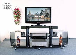 Kệ Ti Vi gỗ hương Kiểu hiện đại 3 cục TV11