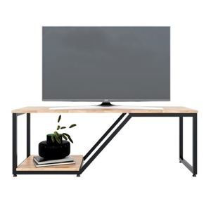Kệ tivi HEBE đơn giản 120cm gỗ cao su khung sắt KTV68080