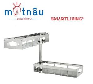 Kệ xoay cao cấp hai tầng Smartliving YM002K