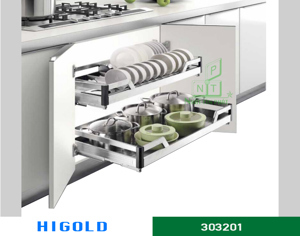 Kệ xoong inox 304 Higold 303201